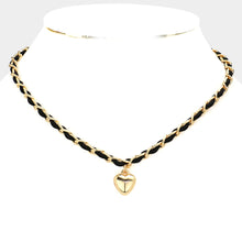 Twist Chain Heart Necklace