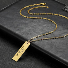 Custom Arabic Bar Necklace