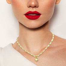 Twist Chain Heart Necklace