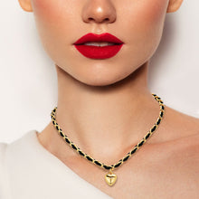 Twist Chain Heart Necklace