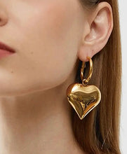 Heart Hoop Earrings