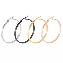 Flat Hoop Earrings