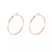 Flat Hoop Earrings