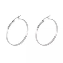 Flat Hoop Earrings