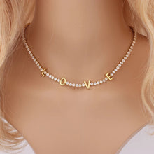 Love Tennis Necklace