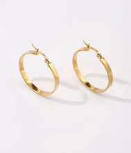 Flat Hoop Earrings