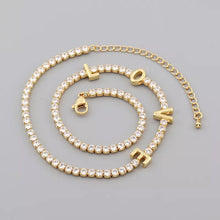 Love Tennis Necklace