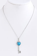 Jewel Heart Key Locket